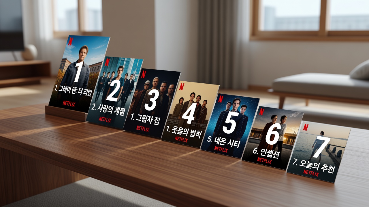 넷플릭스 추천: 한국에서 바로 볼 수 있는 작품 7편