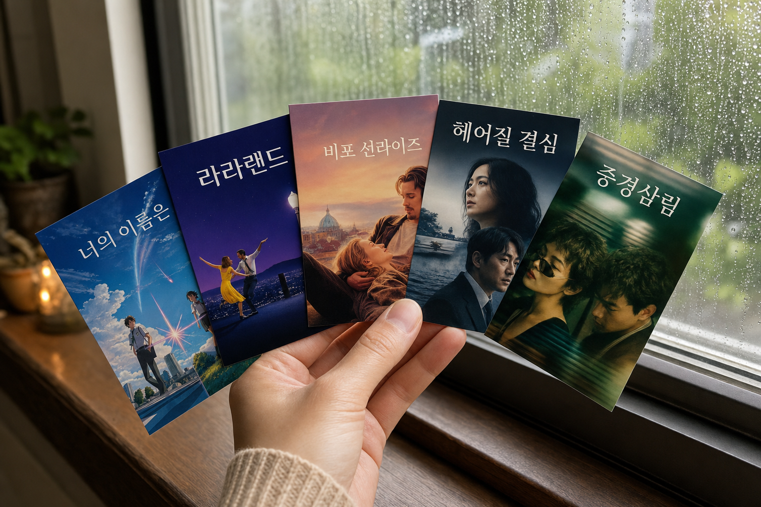 비 오는 날 영화 추천: 감성 멜로 중심 리스트